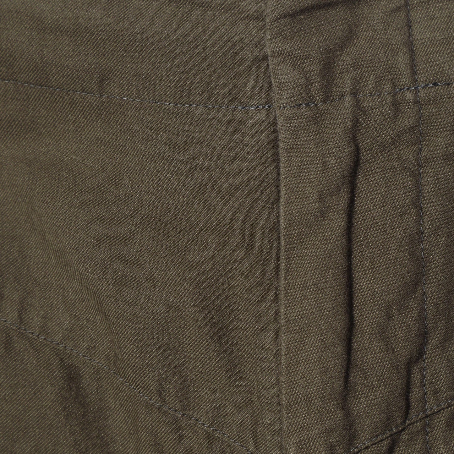 COTTON LINEN TWILL TROUSERS