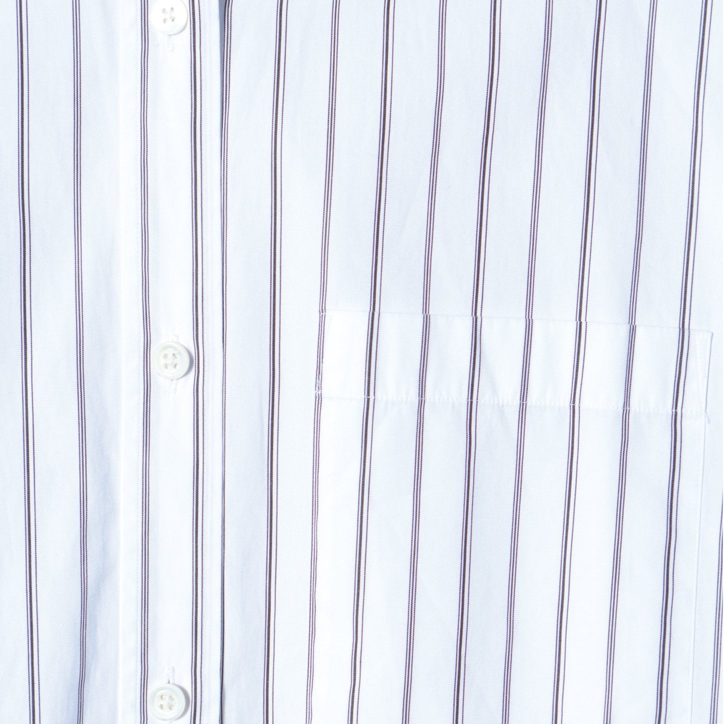 TRIPLE STRIPE COTTON POPLIN SHIRT