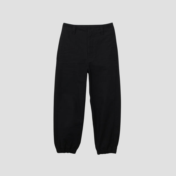 ORGANIC COTTON GABARDINE TROUSERS