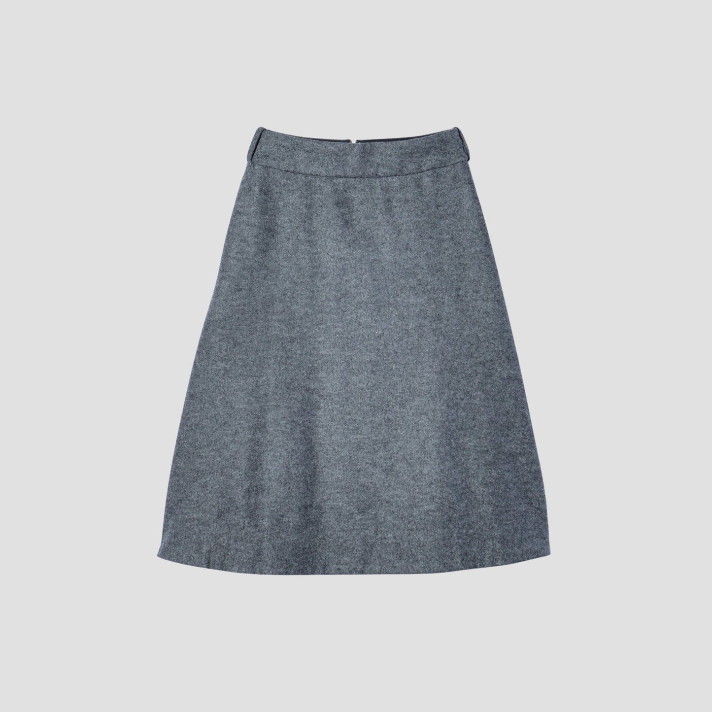 FELTED WOOL JERSEY SKIRT
