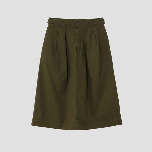 JAPANESE COTTON LINEN DRILL SKIRT