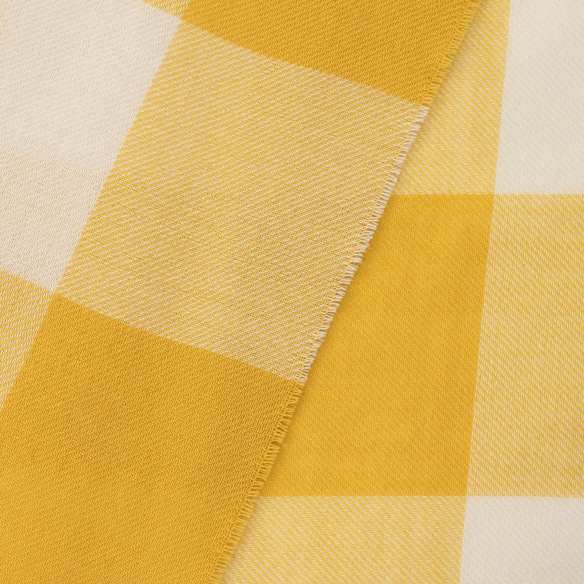 LARGE CHECK WOOL SCARF