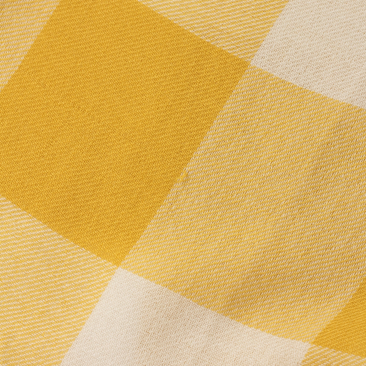 LARGE CHECK WOOL SCARF