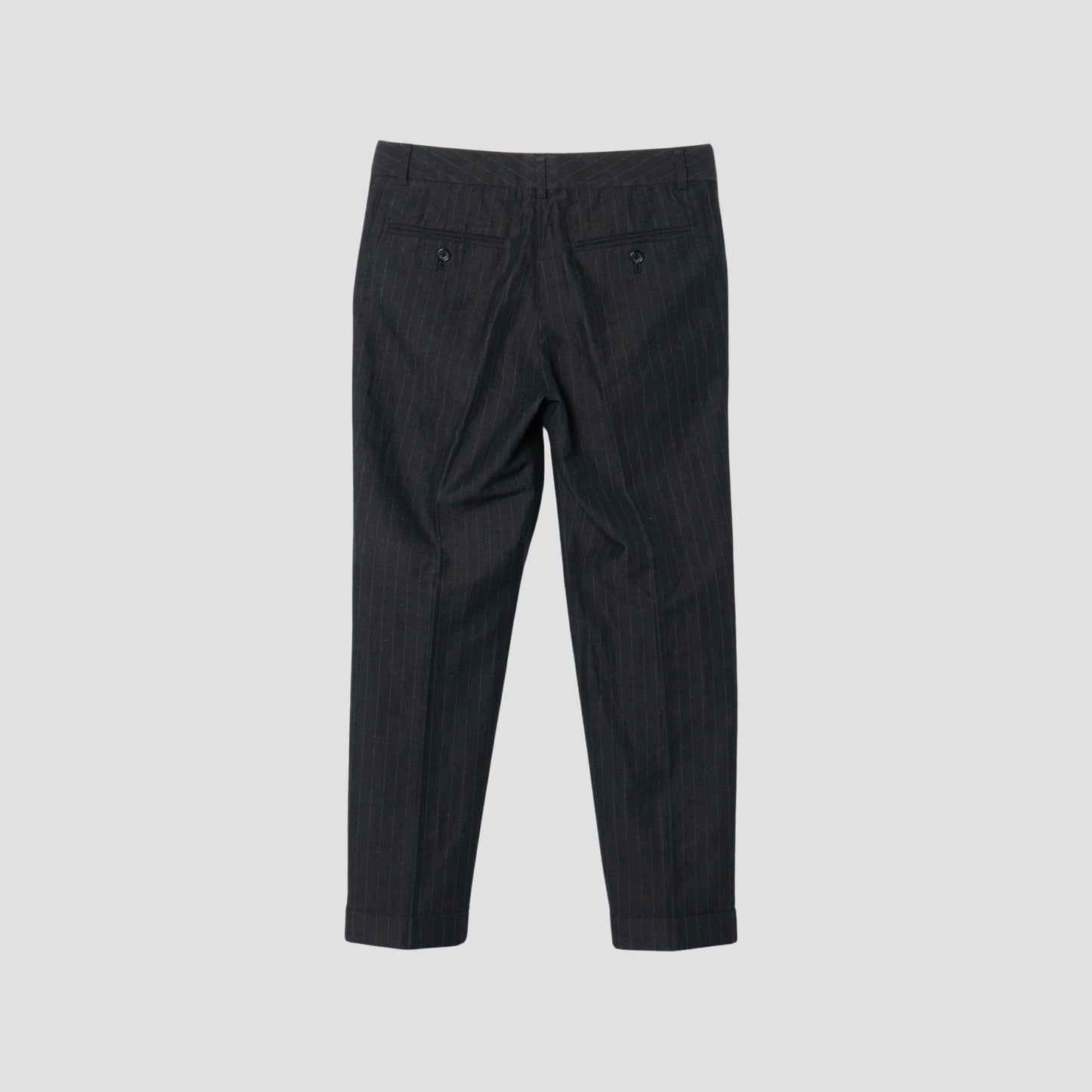 COTTON LINEN TWILL TROUSERS