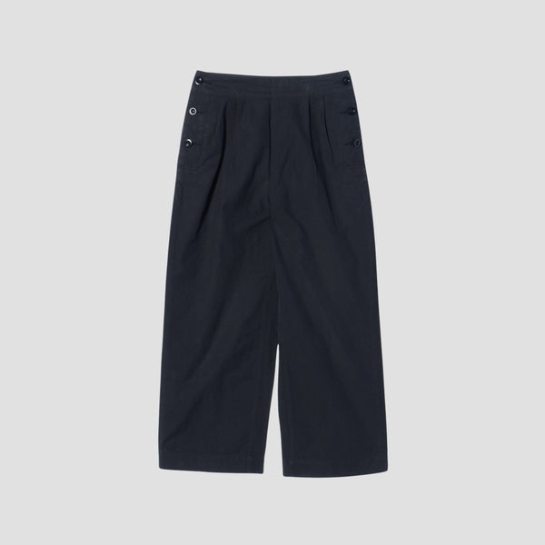 DENSE COTTON POPLIN TROUSERS