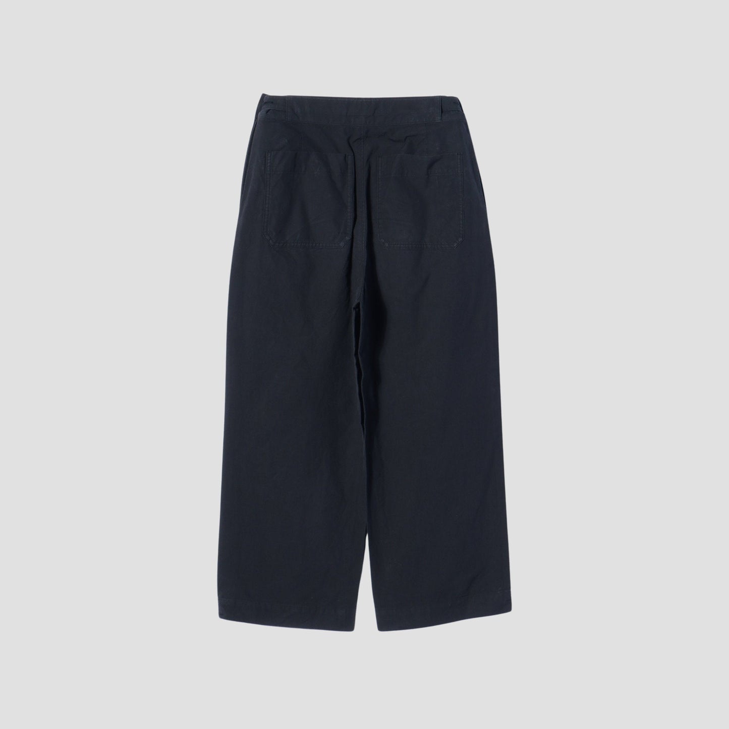 DENSE COTTON POPLIN TROUSERS