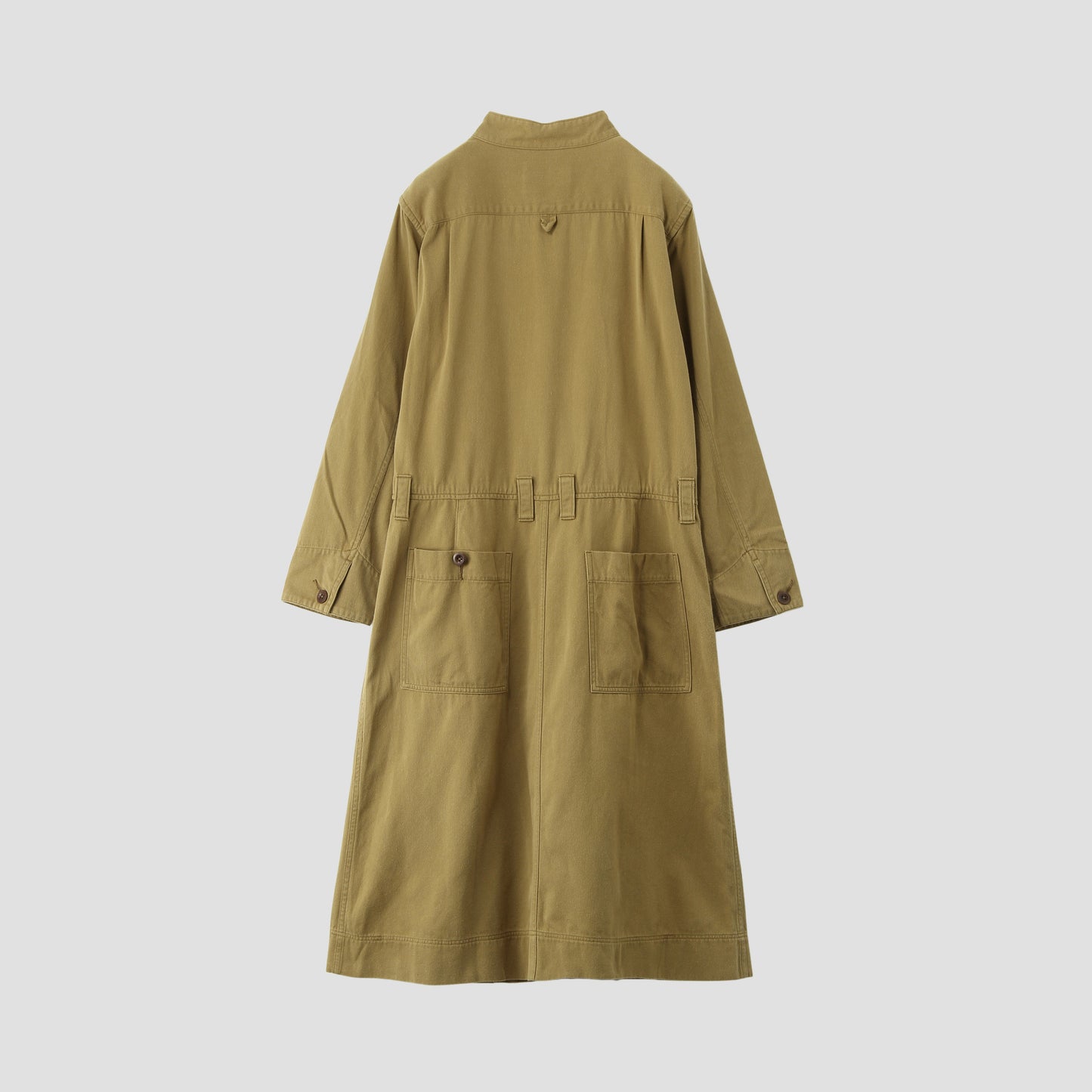 TWISTED YARN COTTON TWILL DRESS