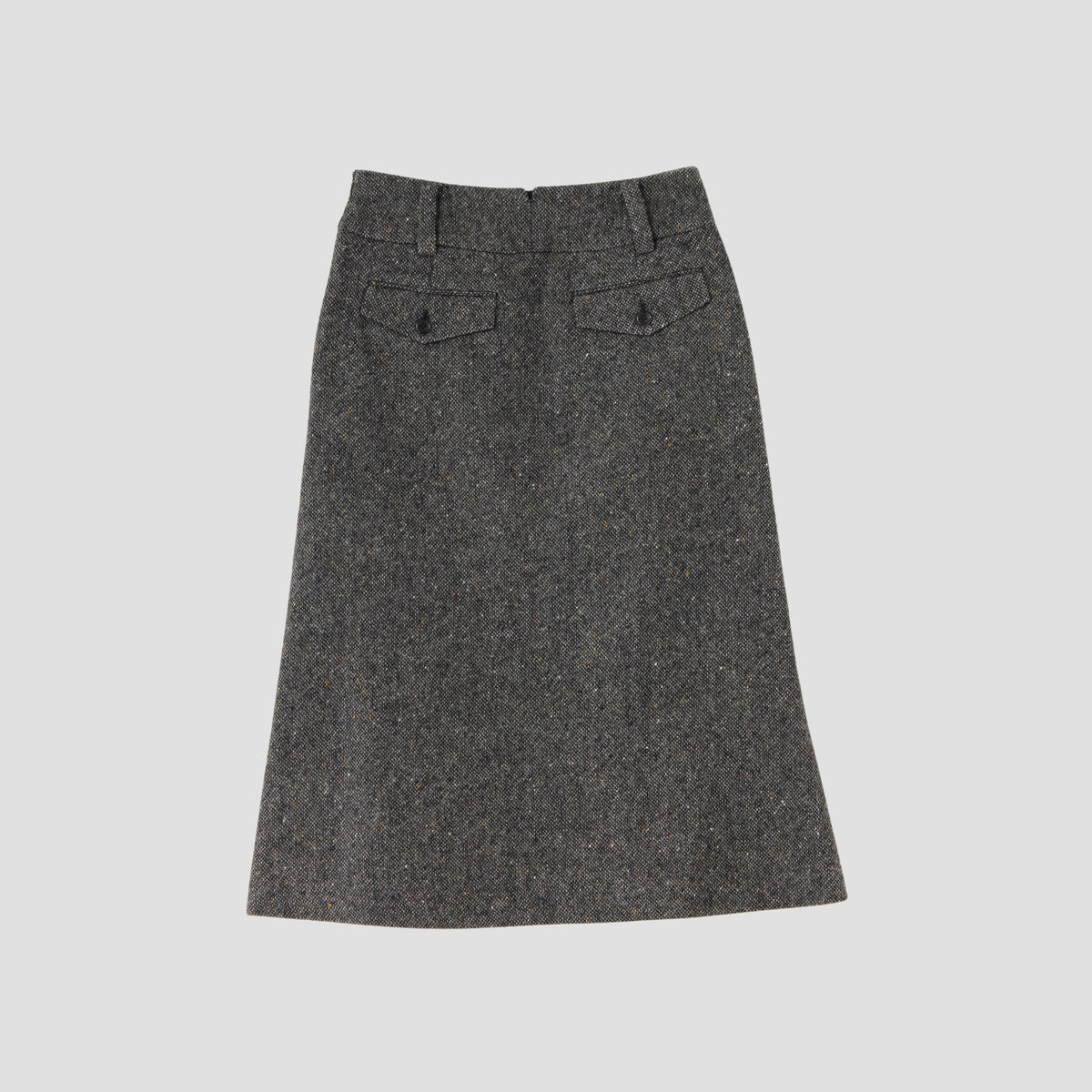 WOOL TWEED SKIRT