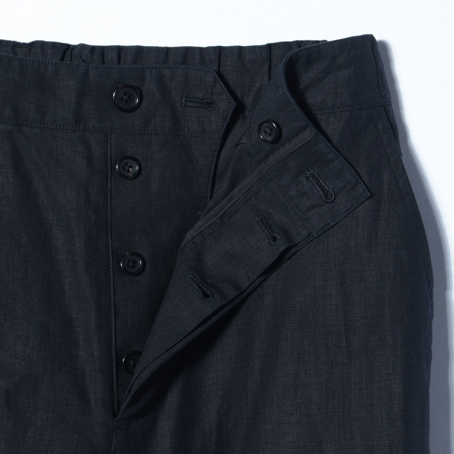 HIGH DENSE LINEN TROUSERS