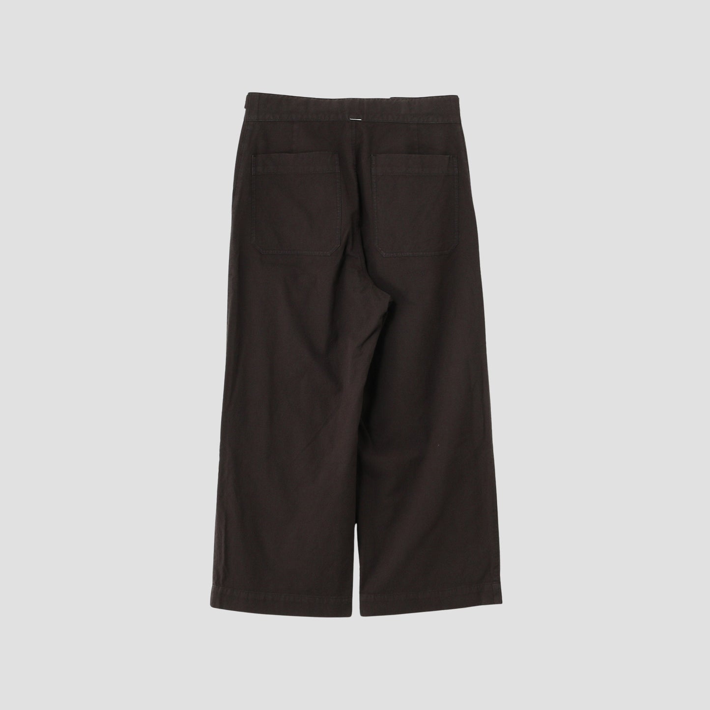 ROUGH COTTON CANVAS TROUSERS