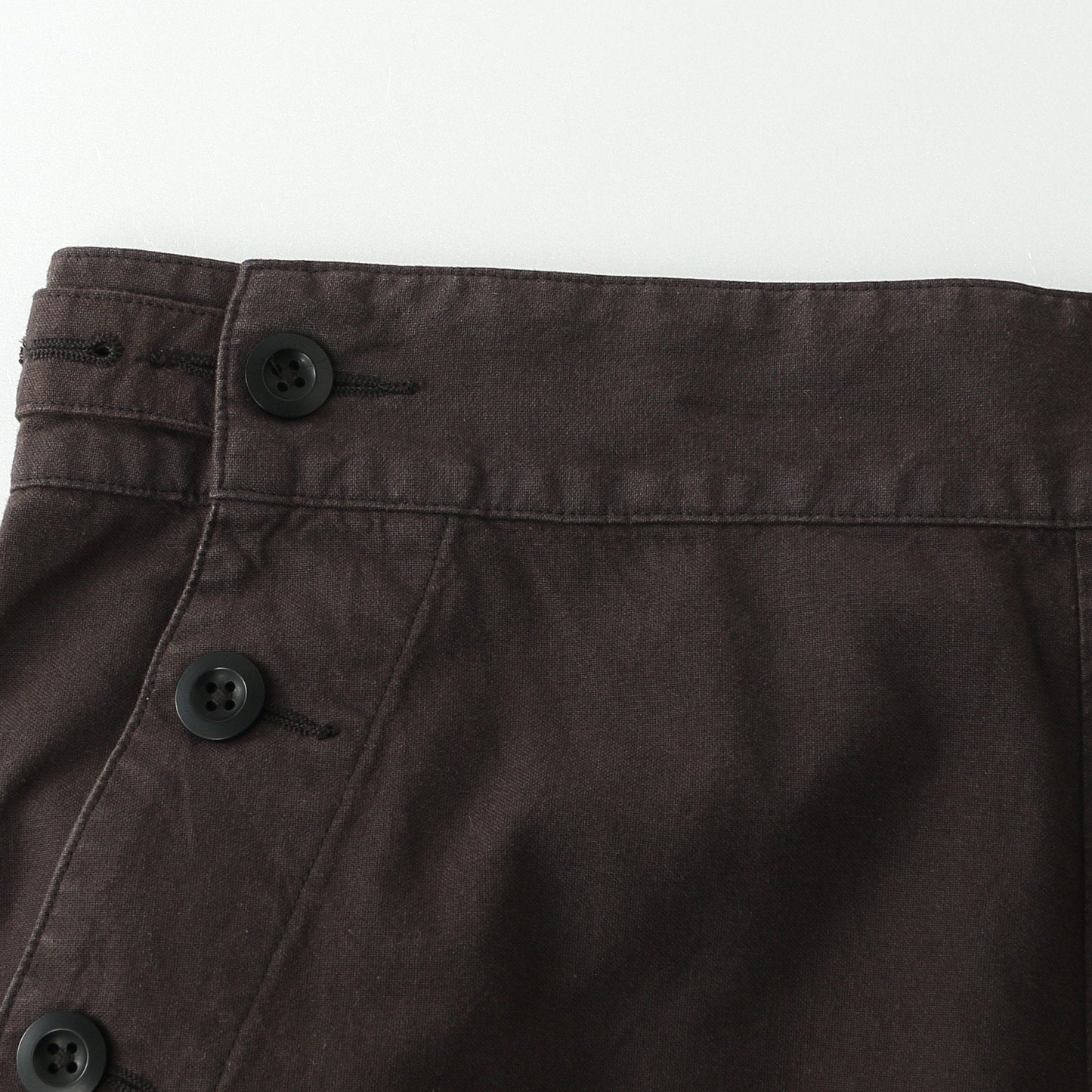 ROUGH COTTON CANVAS TROUSERS