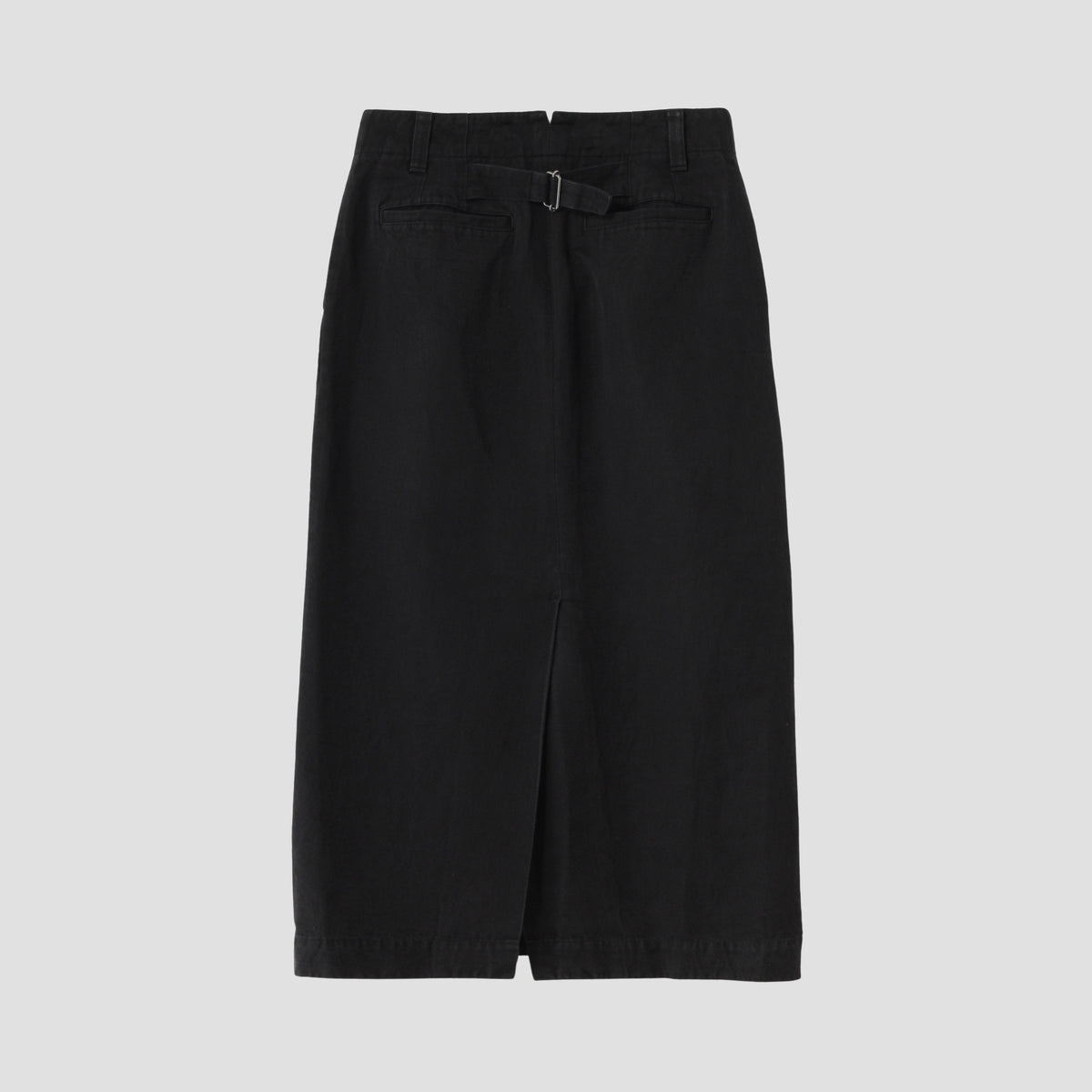 COTTON LINEN TWILL SKIRT