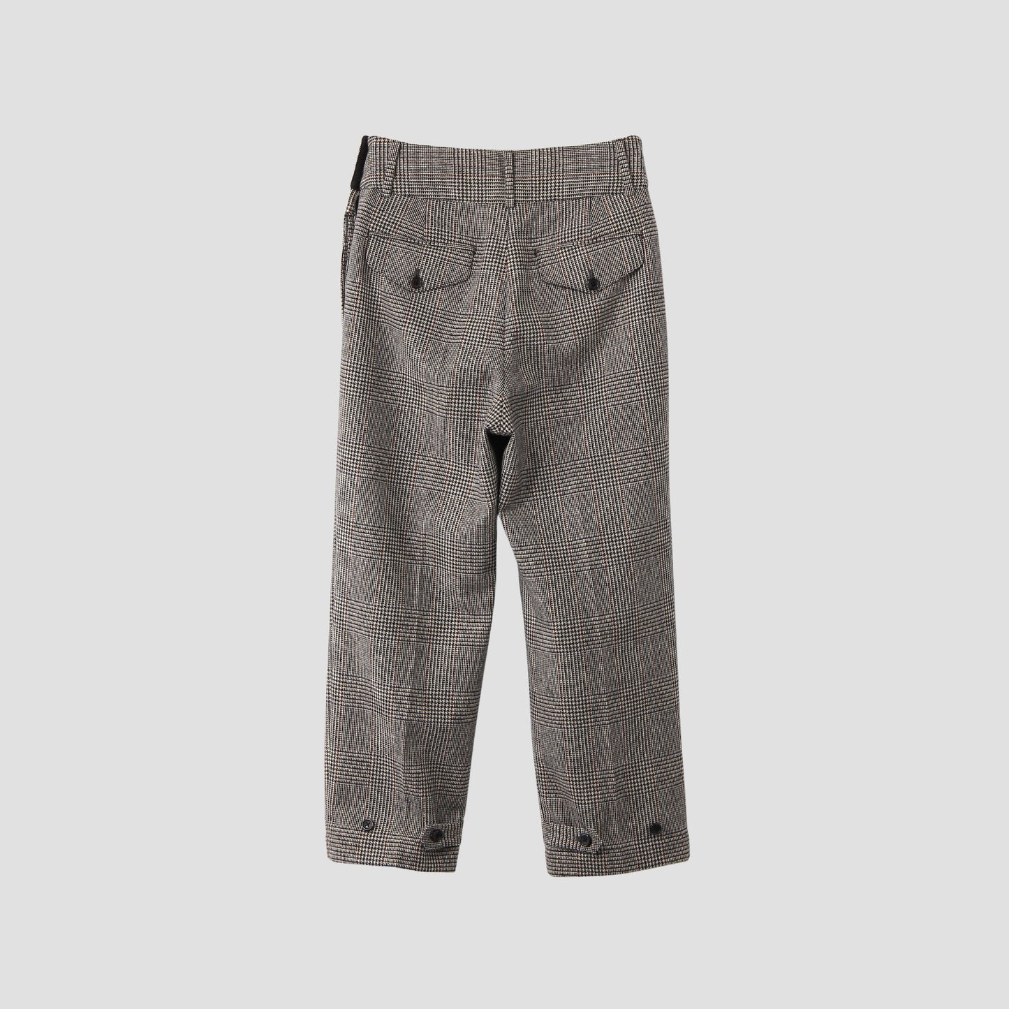MULTI CHECK WOOL TROUSERS