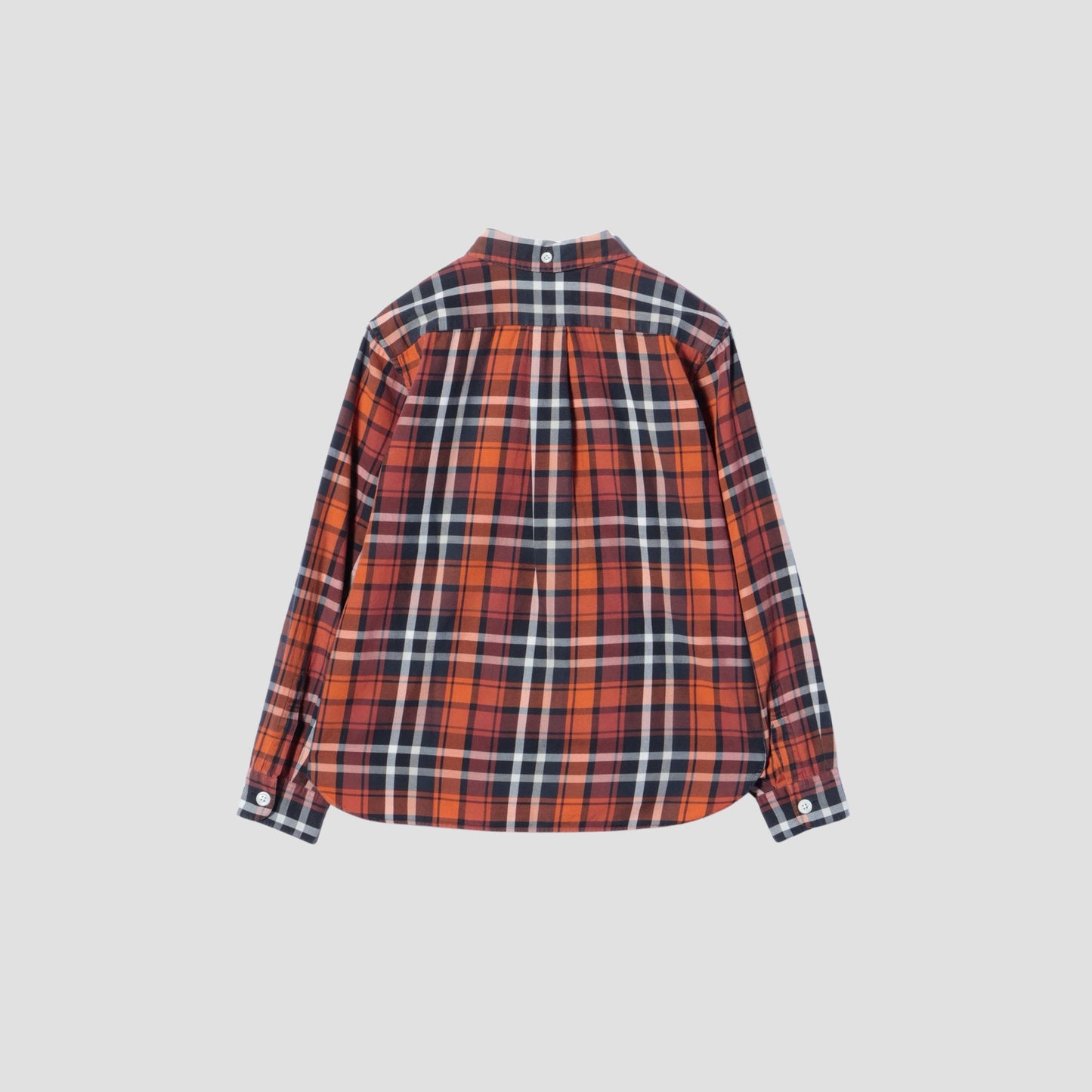 ORANGE TARTAN SHIRT