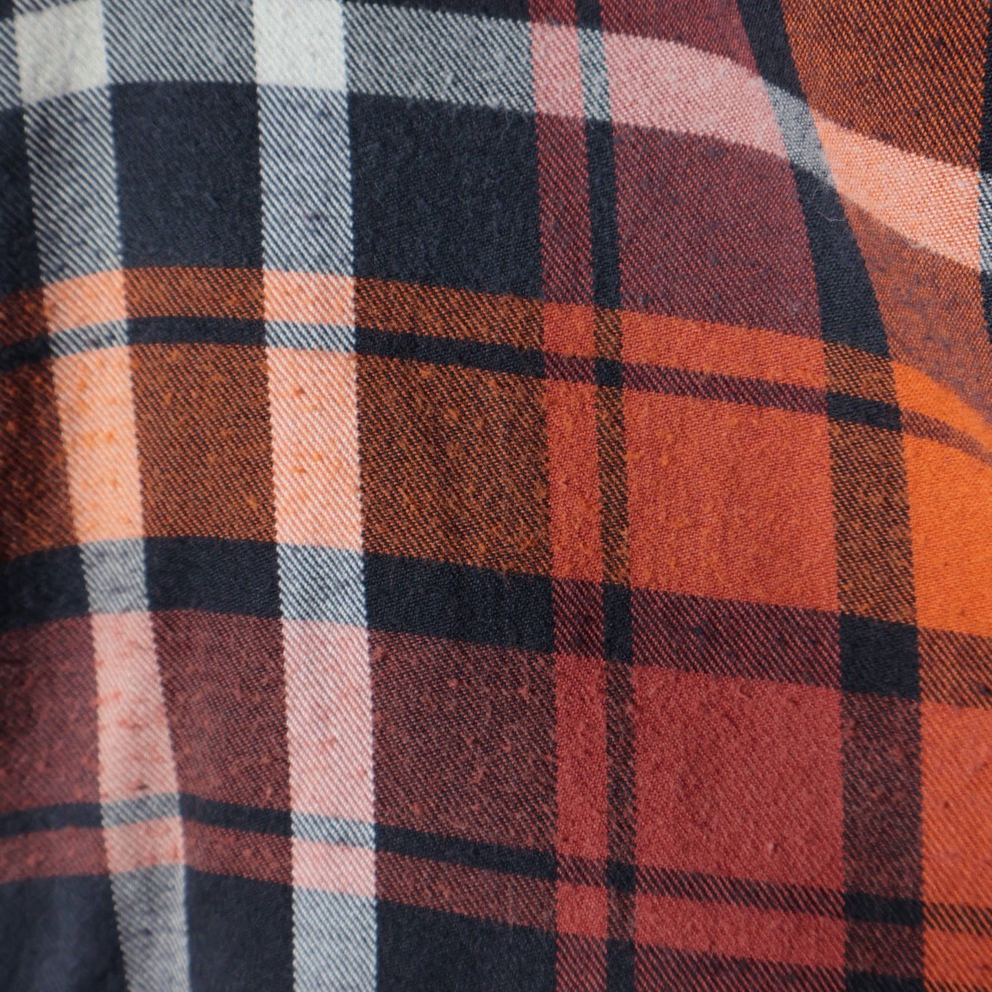ORANGE TARTAN SHIRT