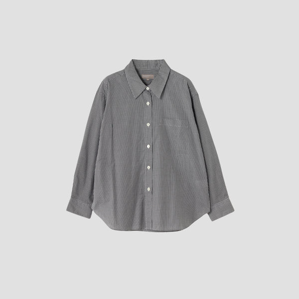 SUPERFINE COTTON GINGHAM SHIRT