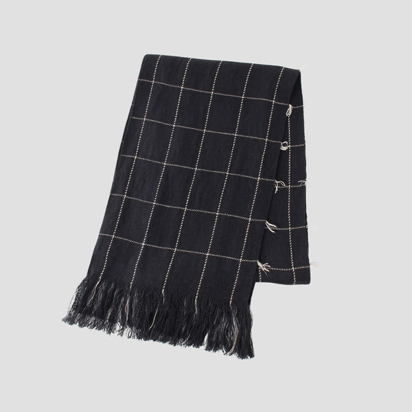 OVERSIZED GRAPH CHECK SCARF