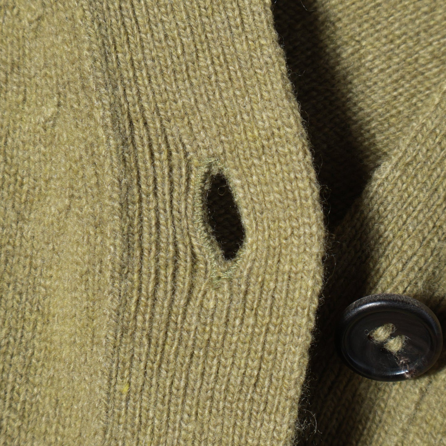 TWISTED CASHMERE WOOL CARDIGAN KNIT