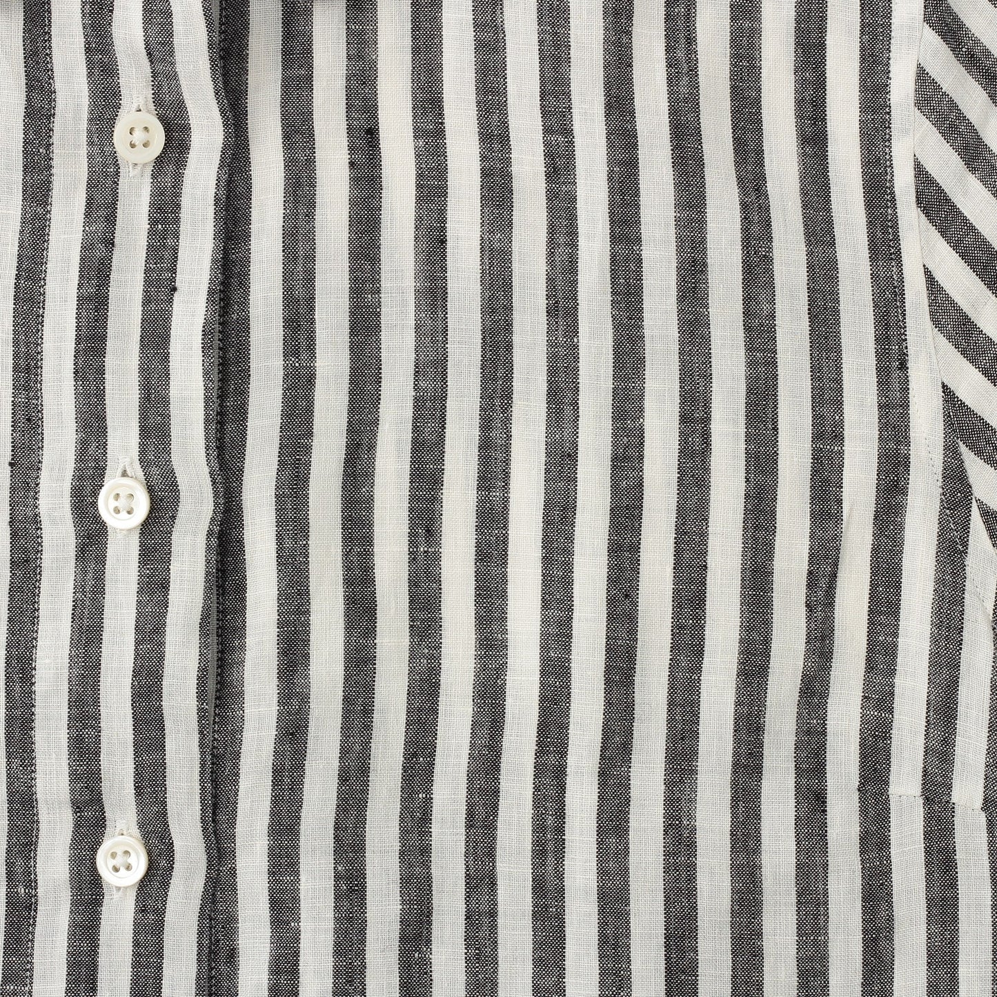 BLACK&WHITE SHIRTING LINEN