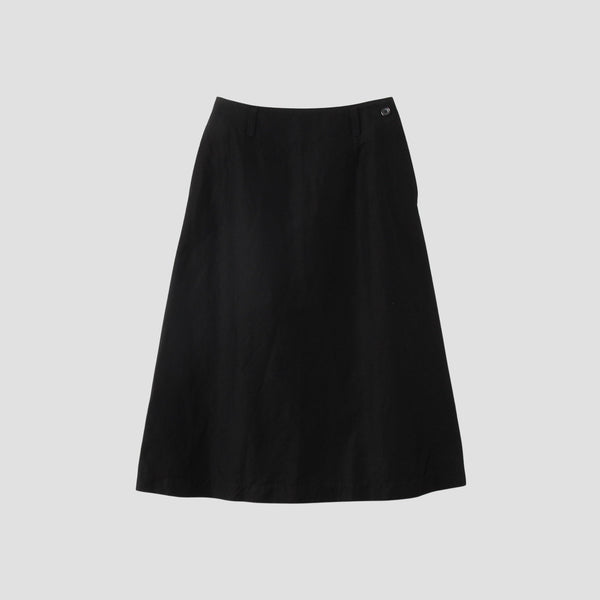 COTTON LINEN TWILL SKIRT