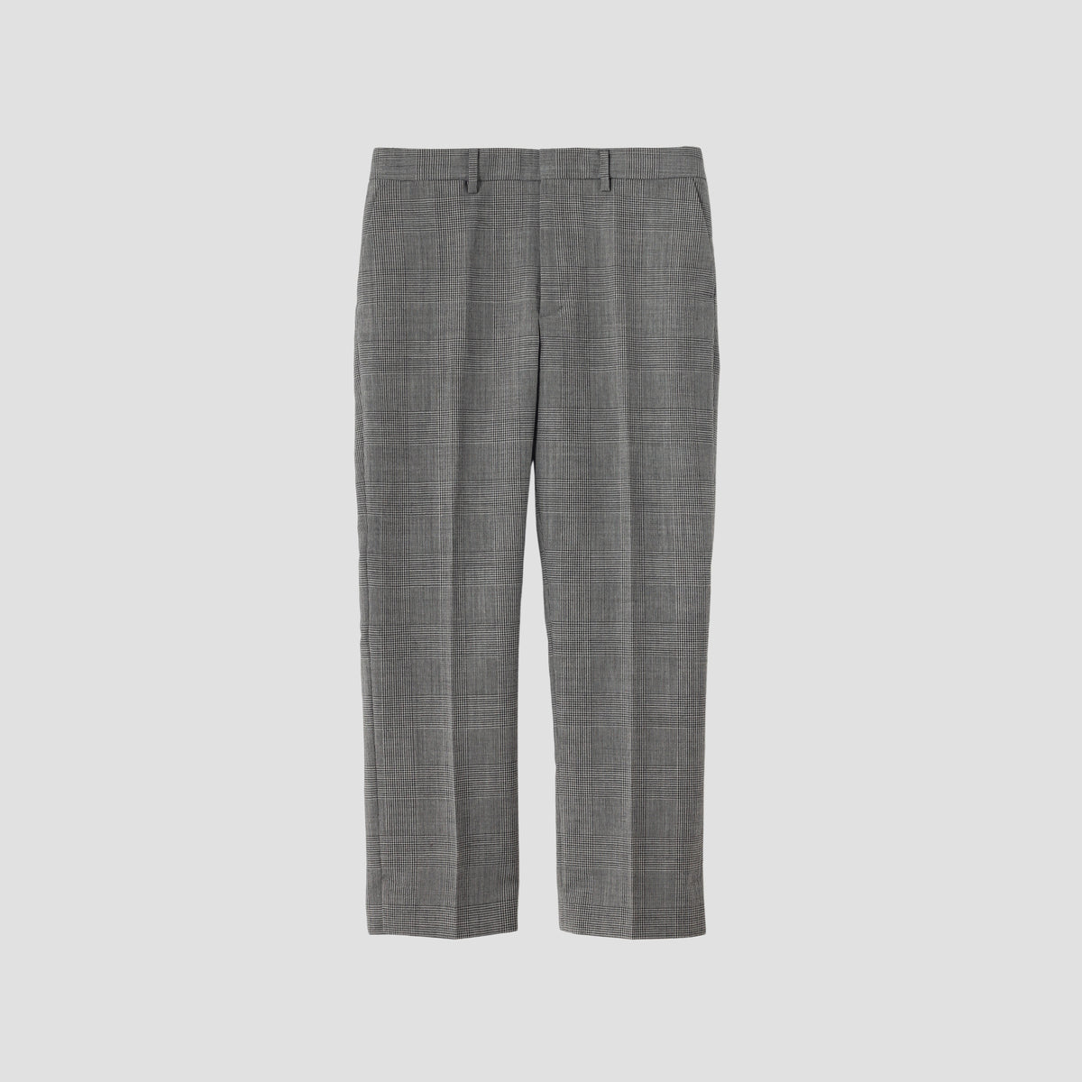 POW CHECK WOOL TROUSERS