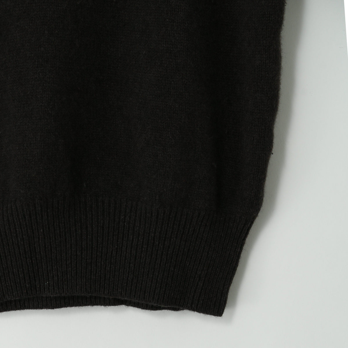 CONTRAST V NECK JUMPER KNIT