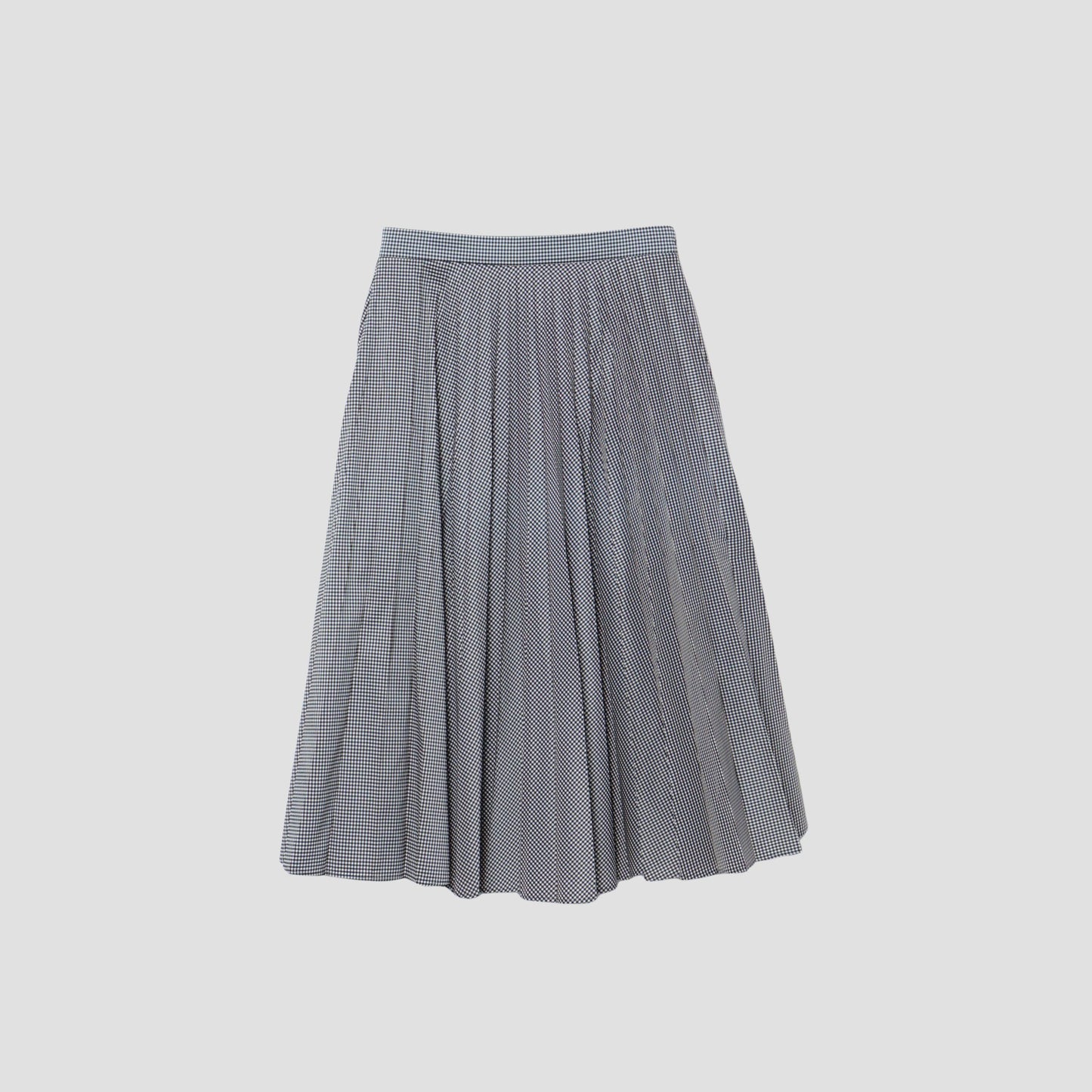 GINGHAM CHECK BLEND SKIRT