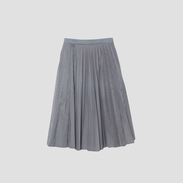 GINGHAM CHECK BLEND SKIRT