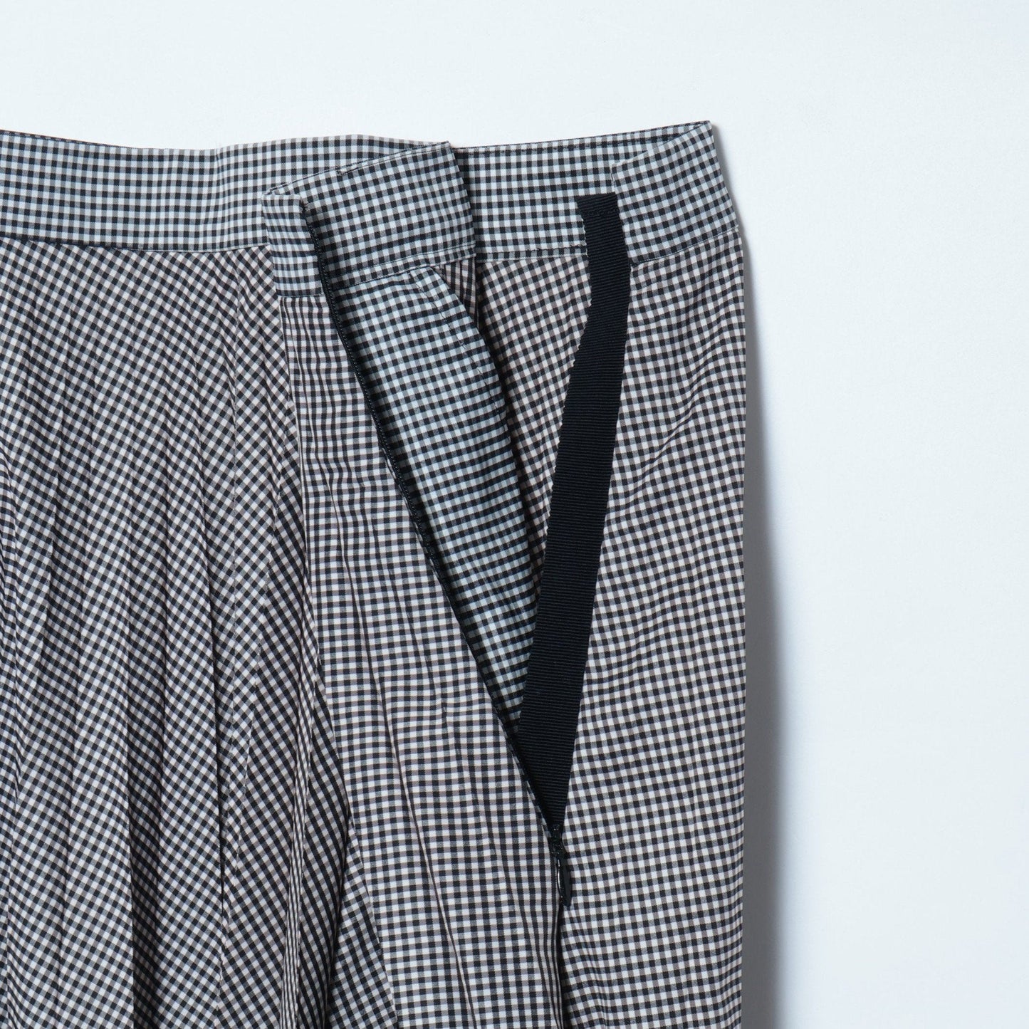 GINGHAM CHECK BLEND SKIRT