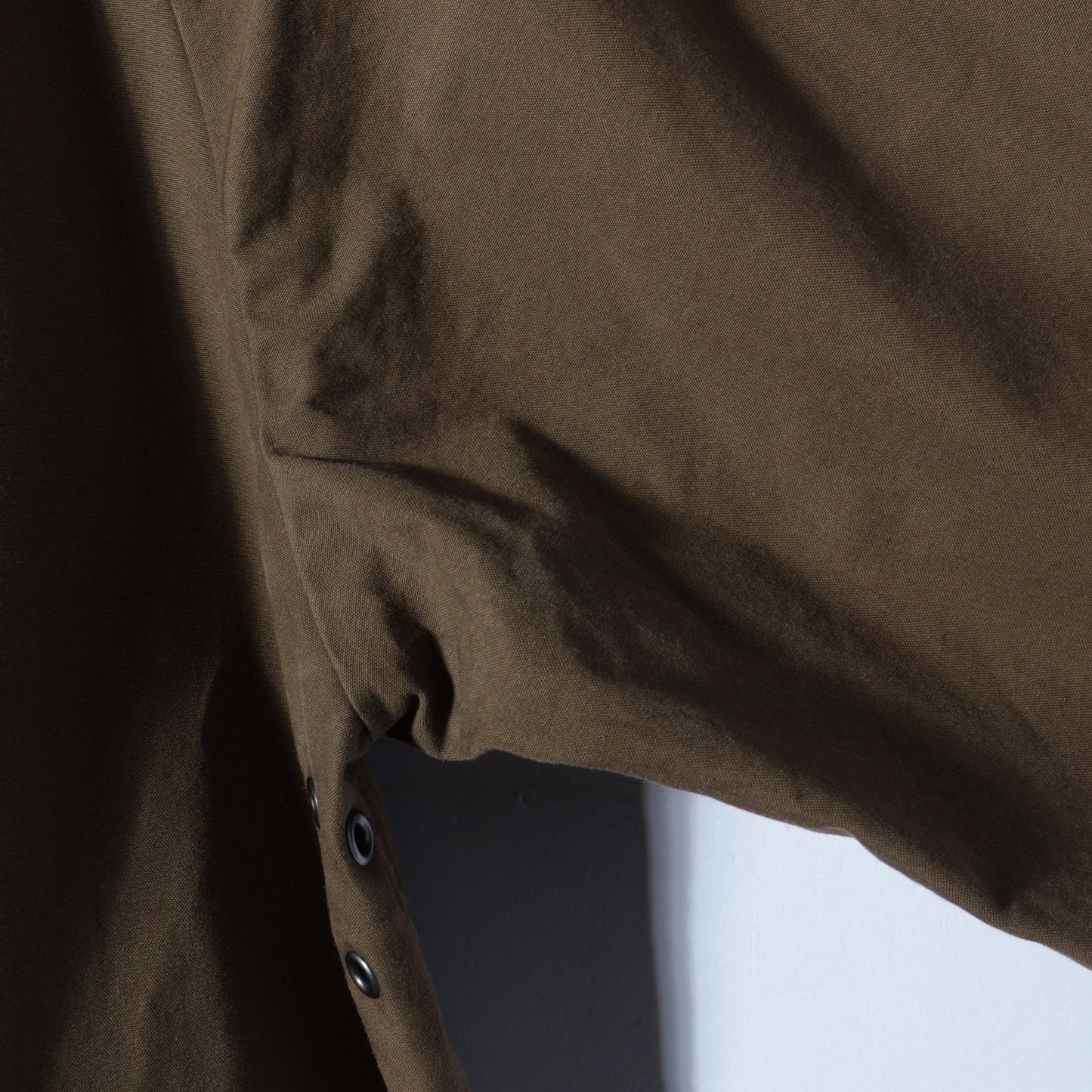 WASHED WAXED COTTON COAT