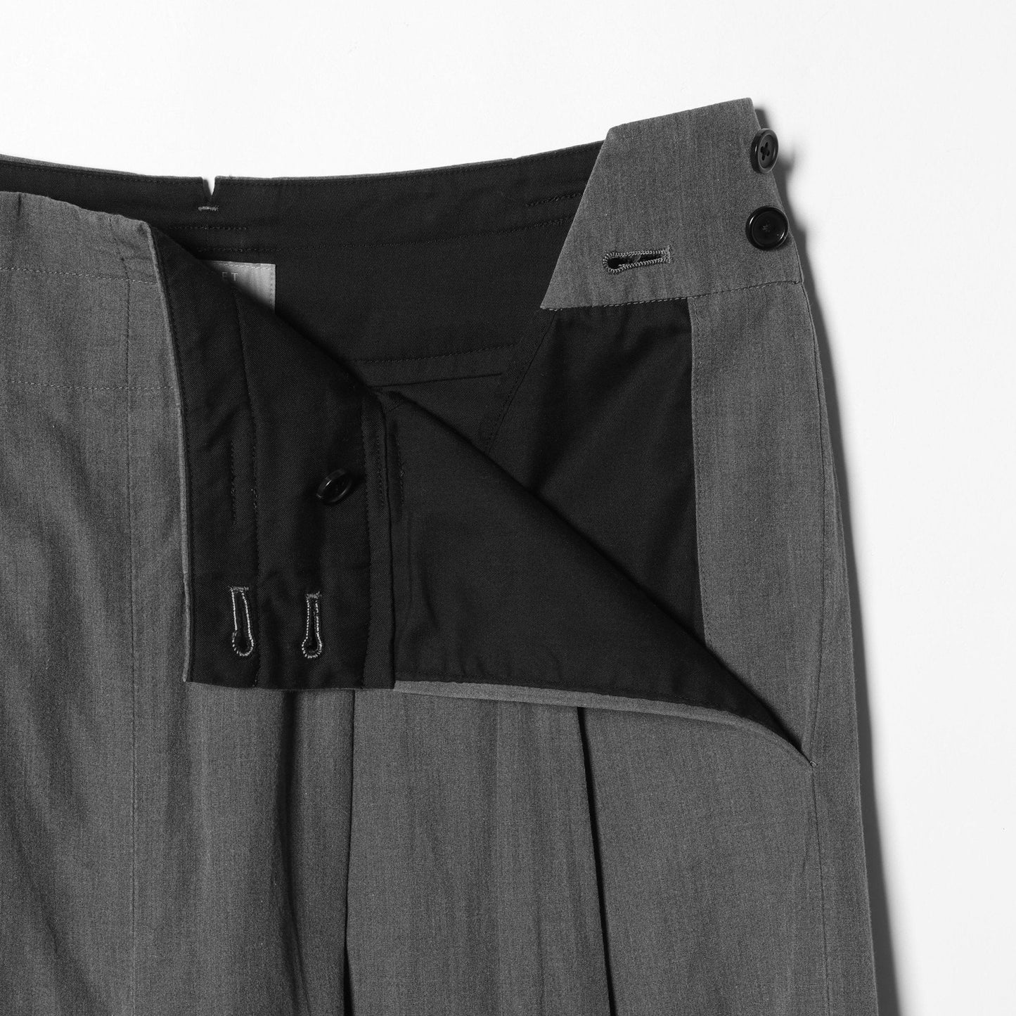 COMPACT COTTON TROUSERS