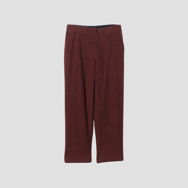 BRUSHED COTTON TWILL TROUSERS