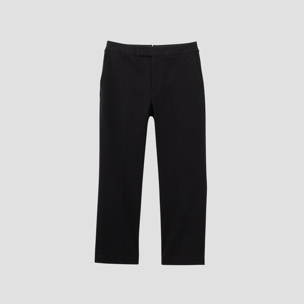 WASHED COTTON TWILL TROUSERS