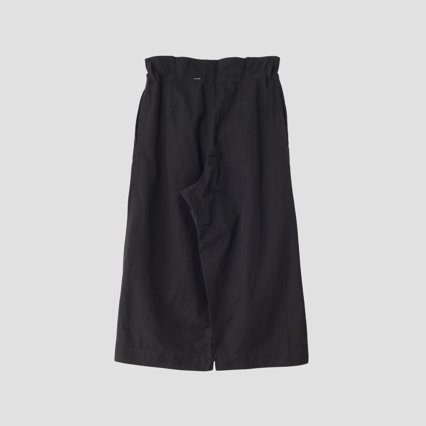 COTTON RAMIE TOUGH POPLIN TROUSERS