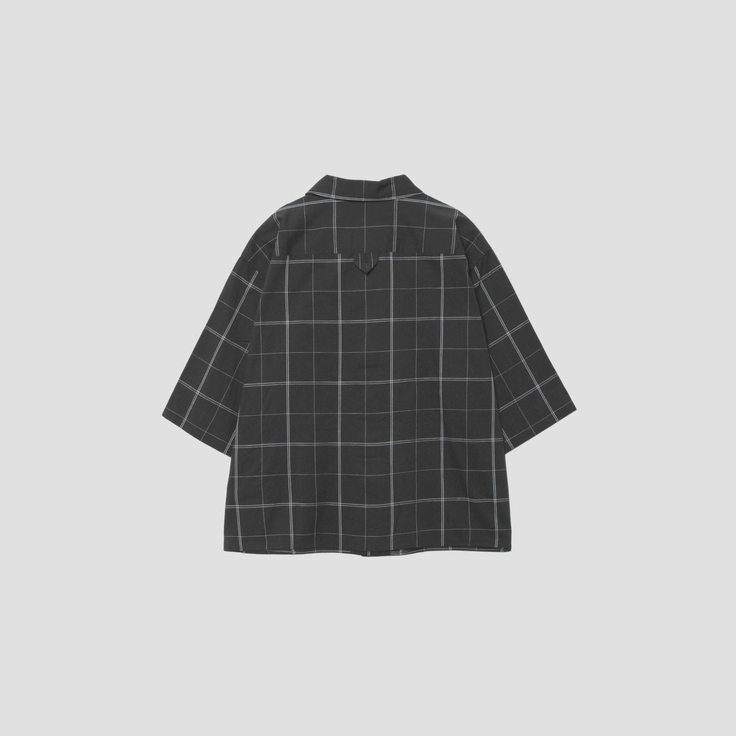 CHECK COTTON LINEN SHIRT