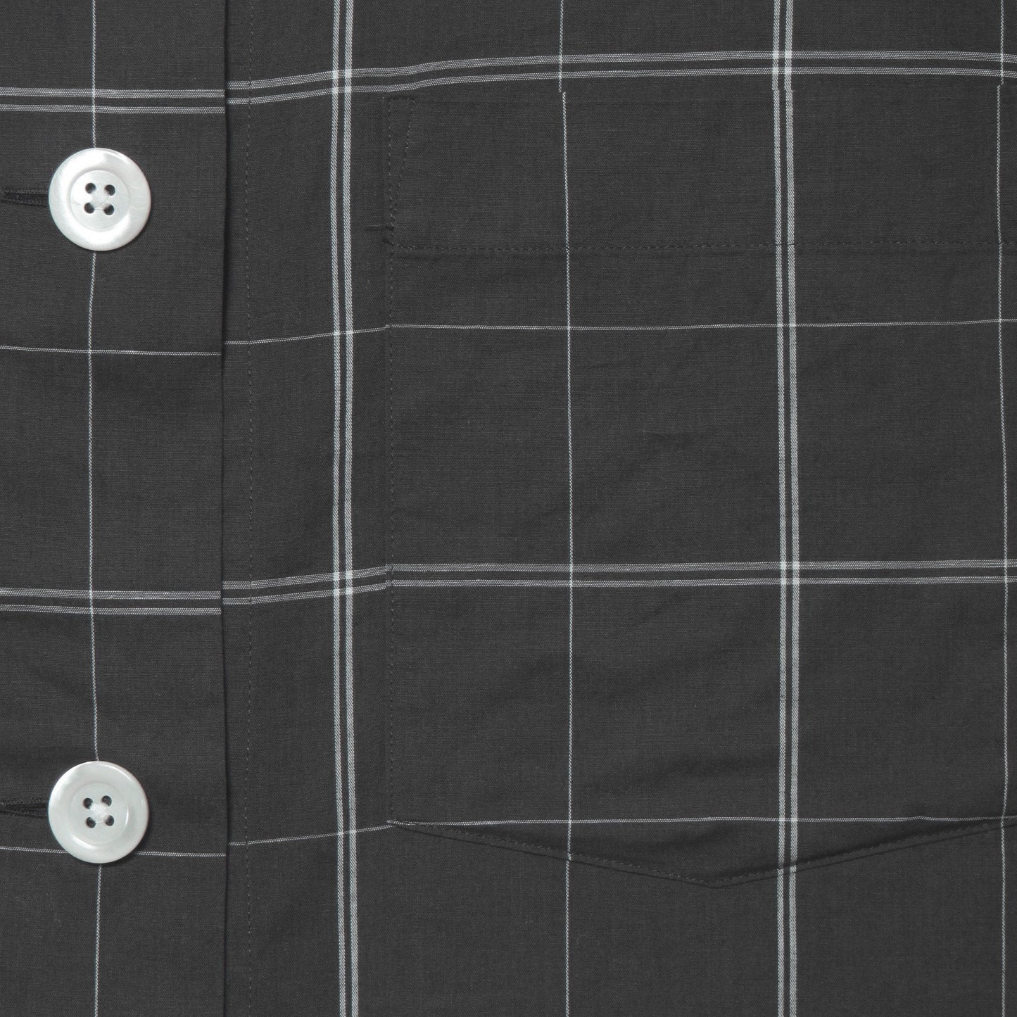 CHECK COTTON LINEN SHIRT