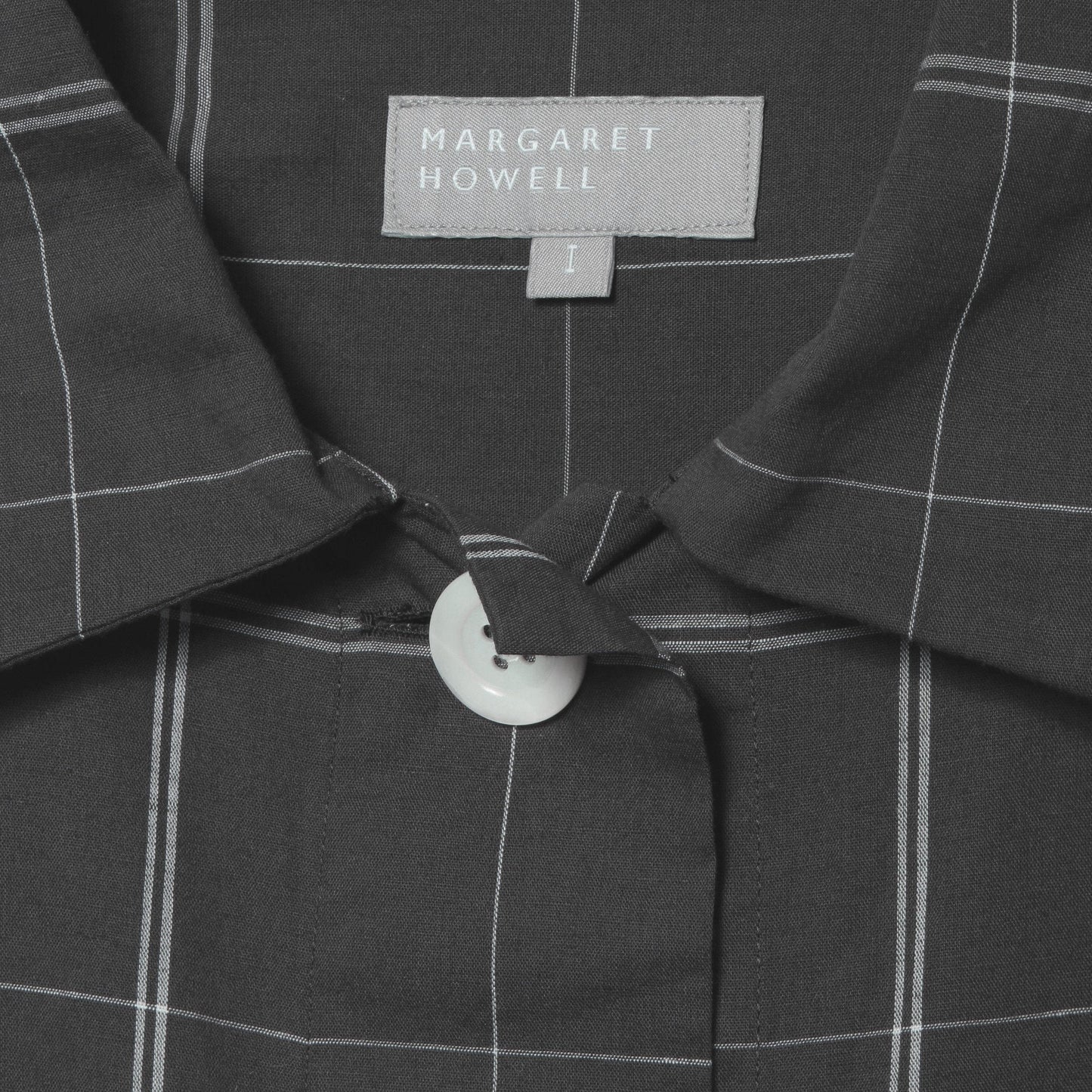 CHECK COTTON LINEN SHIRT