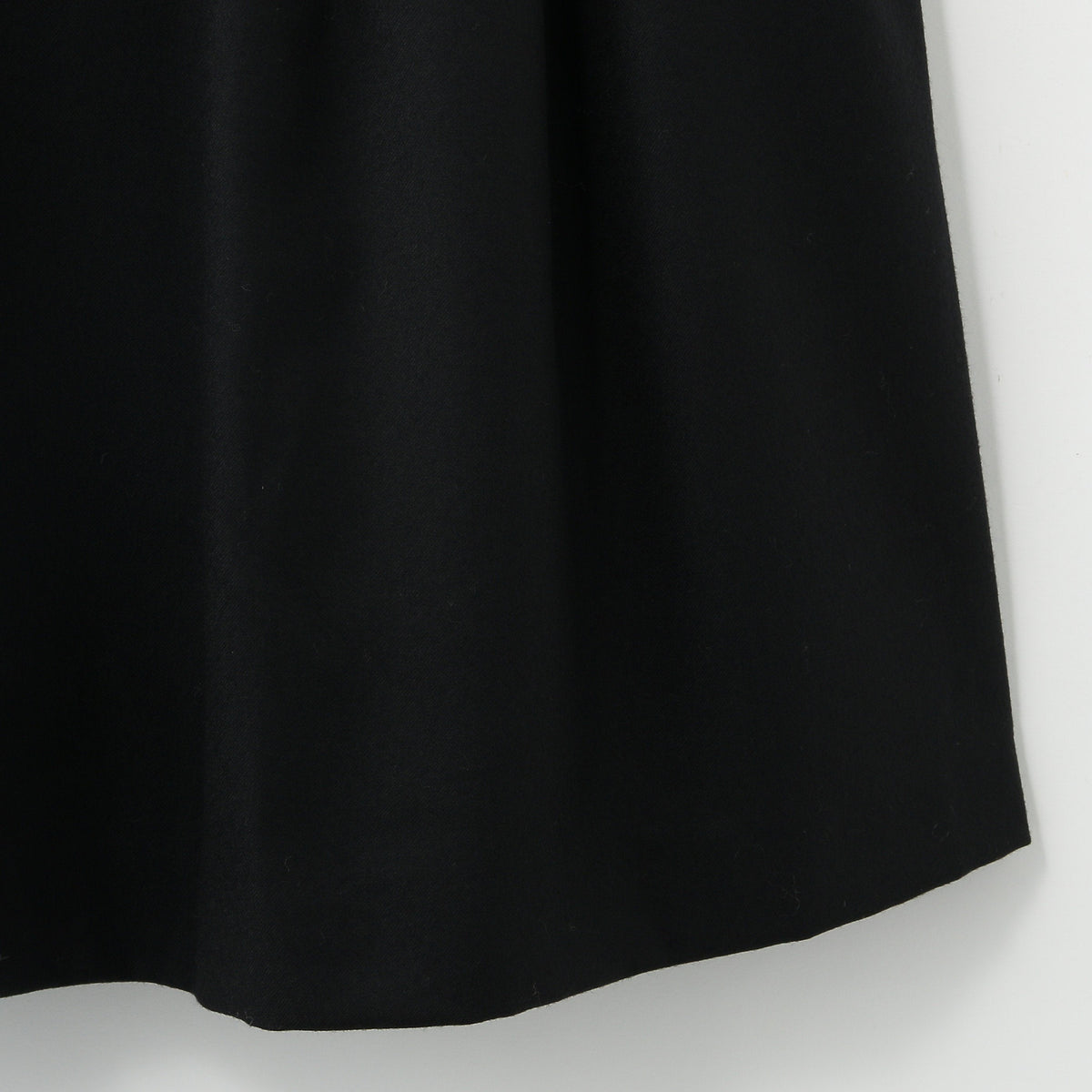 BLACK FLANNEL DRESS