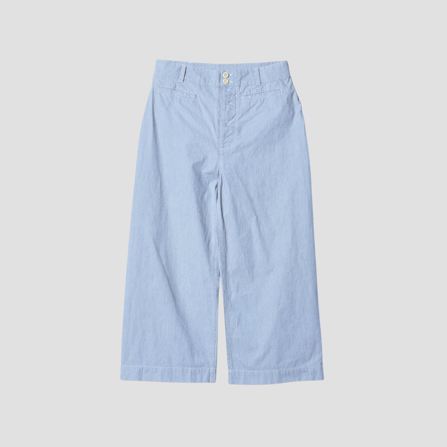 HAIRLINE COTTON TROUSERS