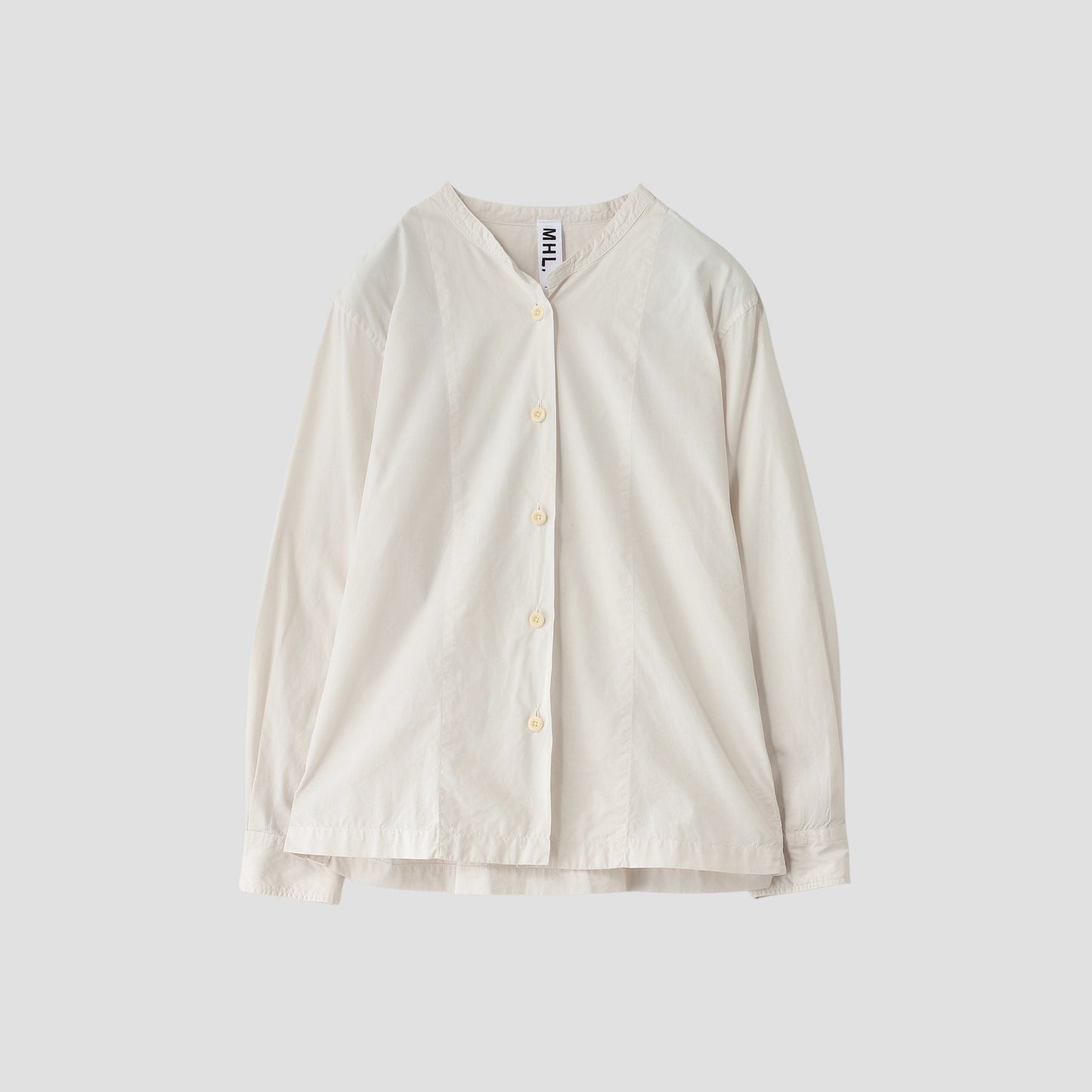 AGO GARMENT DYE  POPLIN SHIRT