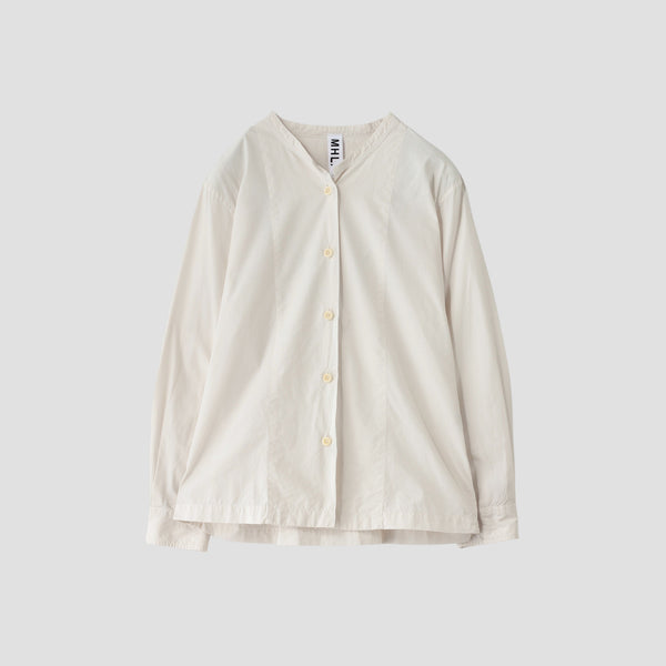 AGO GARMENT DYE  POPLIN SHIRT