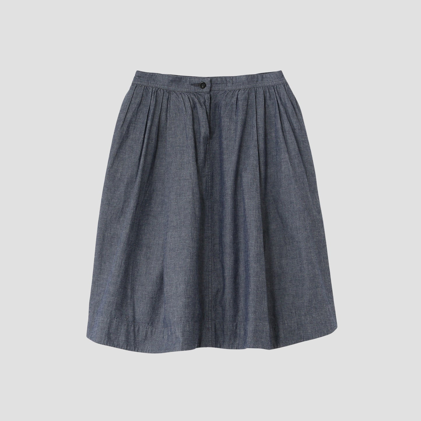 LIGHT DENIM CANVAS SKIRT