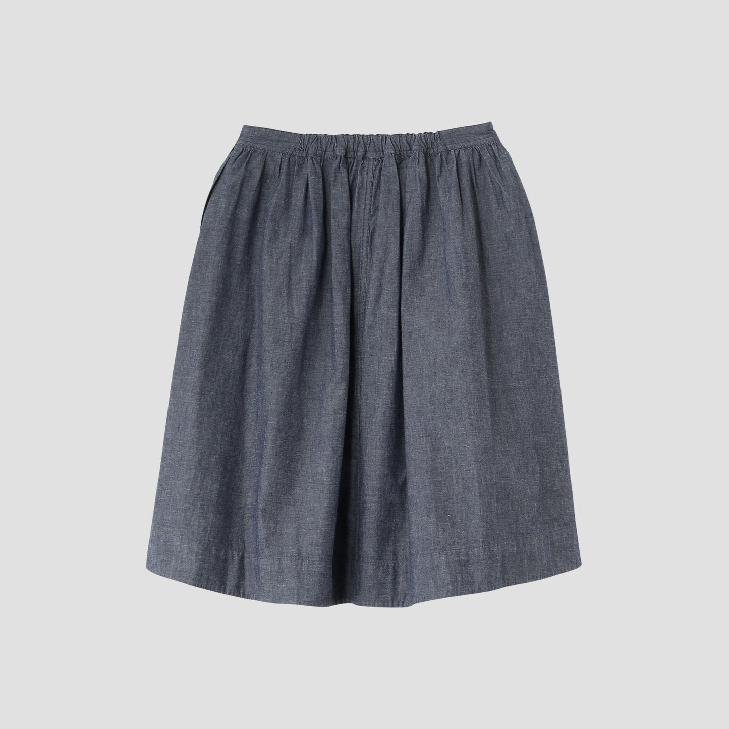 LIGHT DENIM CANVAS SKIRT