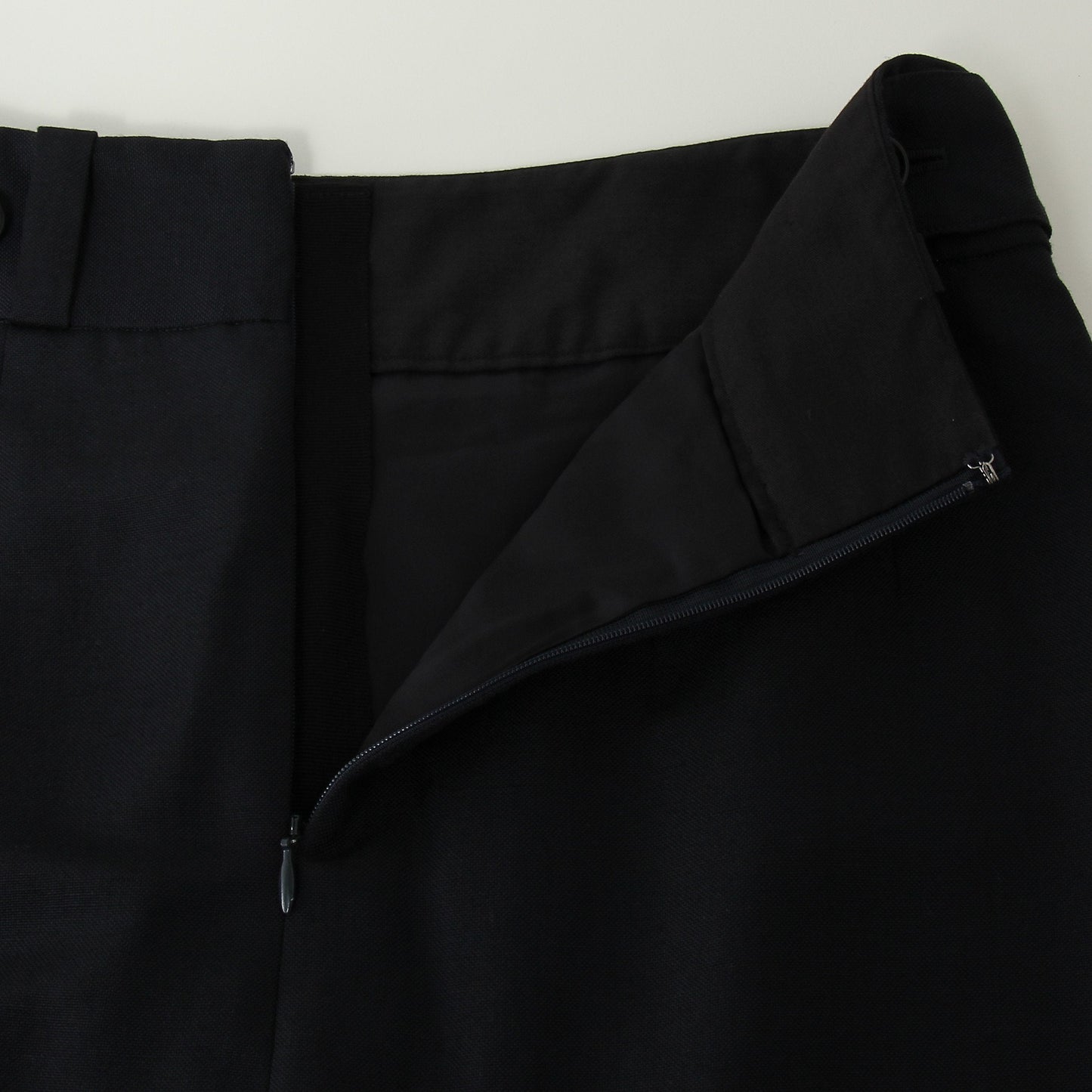 LINEN WOOL HOPSACK SKIRT