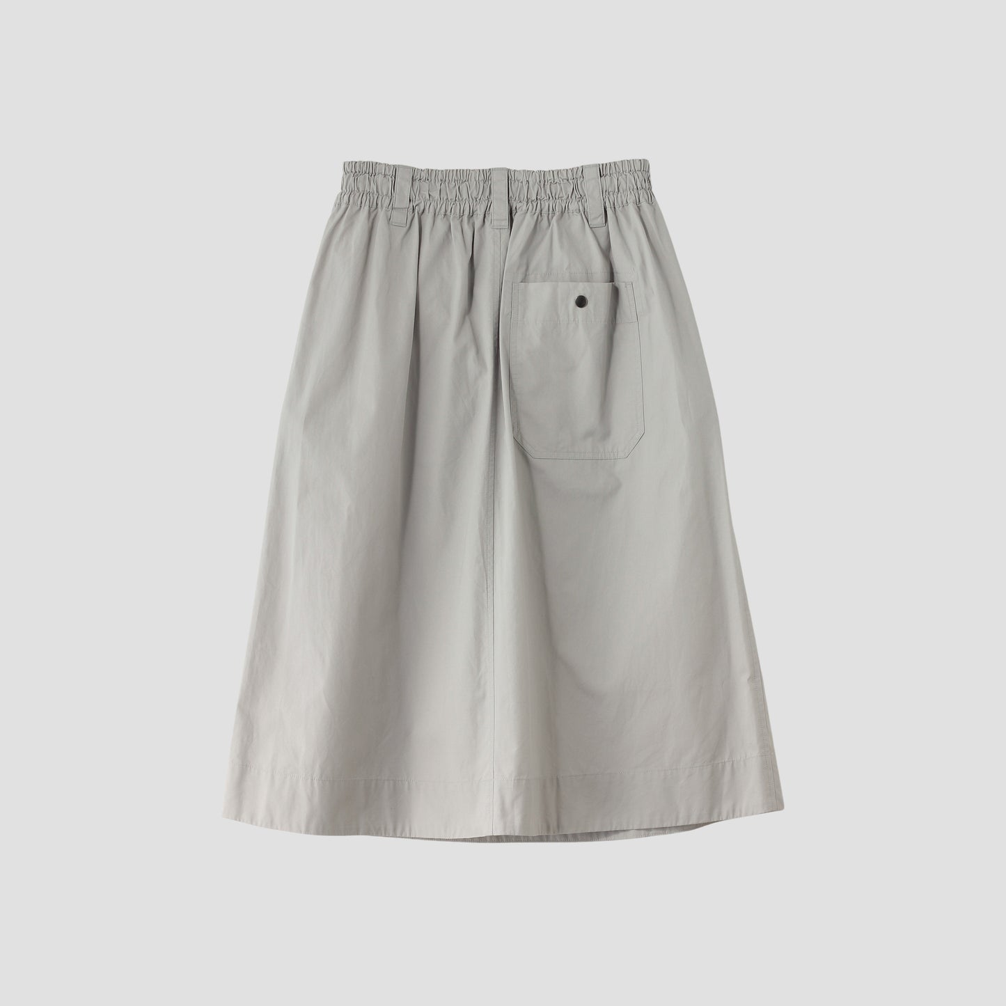 FINE COMPACT COTTON POPLIN SKIRT