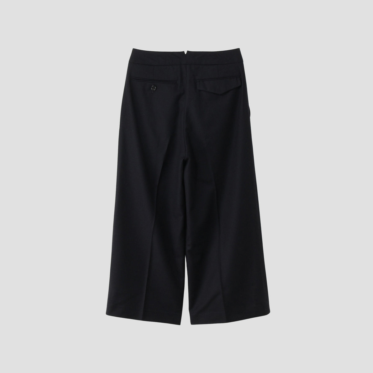 FINE WOOL FLANNEL TROUSERS