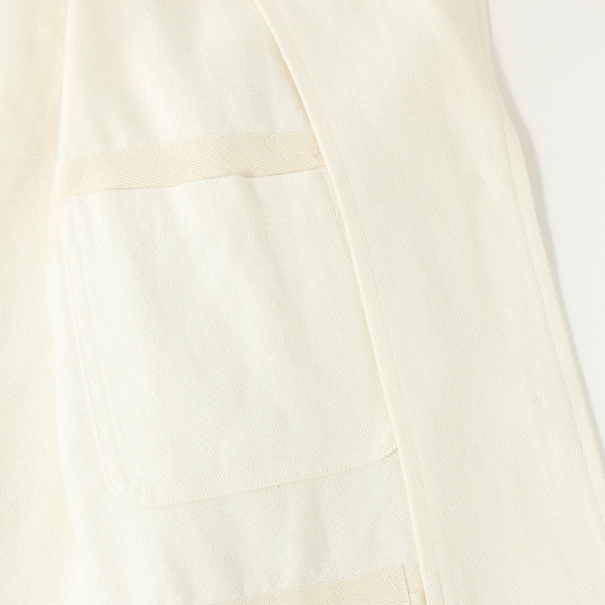 WORN LINEN COTTON DRILL JACKET