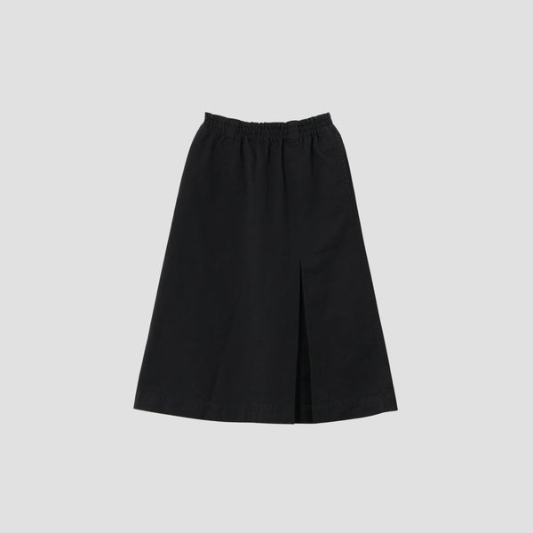 BRUSHED CHINO COTTON SKIRT