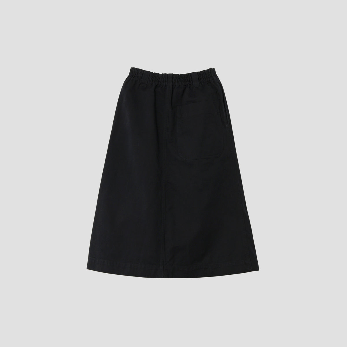 BRUSHED CHINO COTTON SKIRT