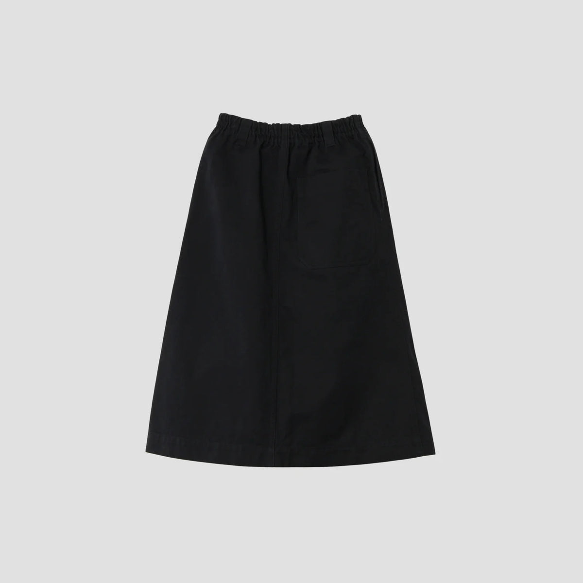 BRUSHED CHINO COTTON SKIRT
